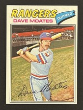 1977 Topps 588 Dave Moates Texas Rangers 1977 Topps 588 Dave Moates Texas Rangers