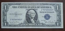 Silver Certificate . 1 Dollar Serie 1935 D (Washington)