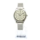 Vintage Omega Seamaster 37mm Silver Dial Size 6.75" Date Mens Watch #WB4442-2