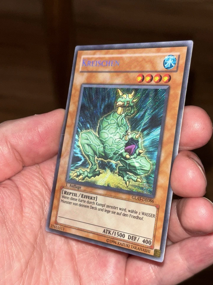 KREISCHEN - GLAS-DE086 - Secret Rare / 1. Auflage Excellent Yugioh Holo Bleed - Bild 2 von 2