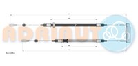 Adriauto Handbremsseil Bremsseil Hinten Passend FüR Opel Astra F Cabriolet