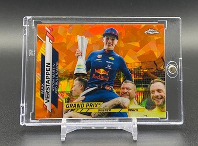 MAX VERSTAPPEN - 2020 Topps Chrome F1 Sapphire ORANGE #d 04/25