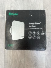 Image of Xpelair Simply Silent Contour 6”/150mm Extractor Fan With Humidistat And Timer