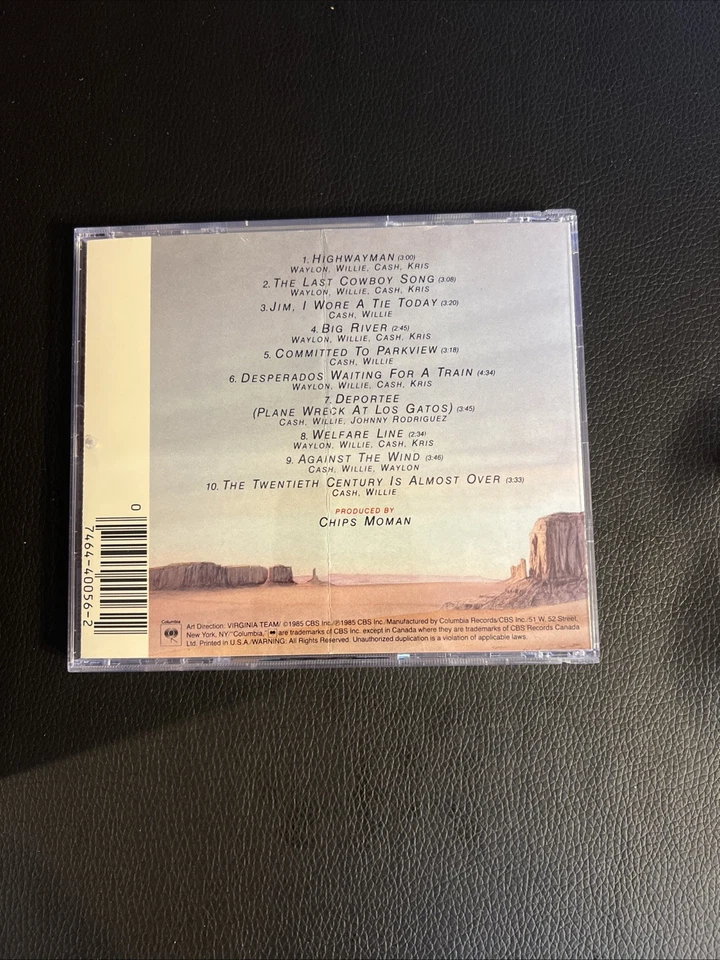 Willie Nelson Johnny Cash Waylon Jennings Kris Kristofferson Highwayman CD Foto 4 de 4