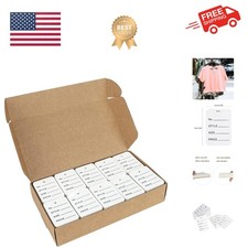 1000 PCS Price Tags,1.94" X 1.38" White Paper Tags for Clothes Size, Labels, ...