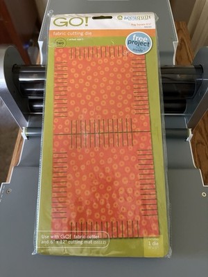 Accuquilt Go! Rag Quilt Fabric Cutting Die  Rag Square 5-1/4'' Item 55033 Sealed