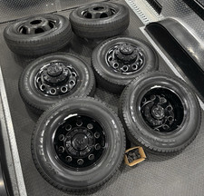 Ram 3500 Dually Black Oem Factory 17 Wheels Tires Laramie Limited Rims Drw Tpms Ram 3500 Dually Black Oem Factory 17 Wheels Tires Laramie Limited Rims Drw Tpms