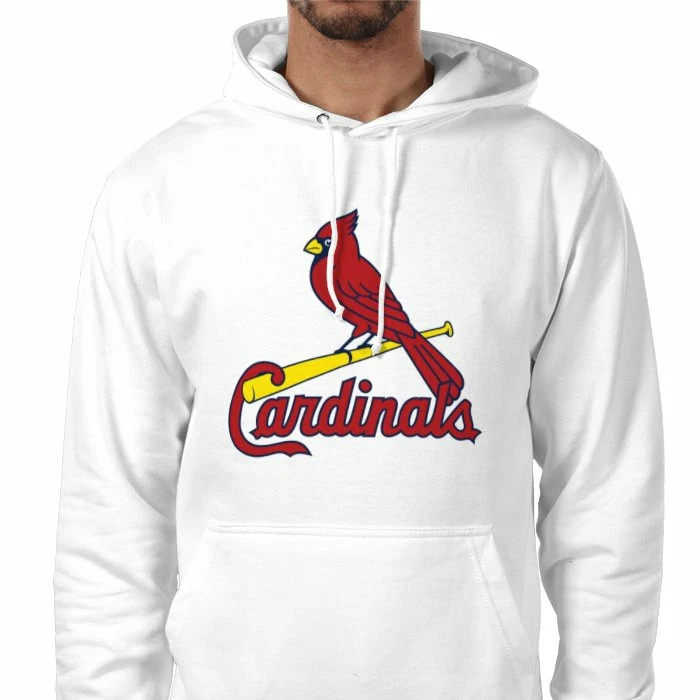 St Louis Cardinals Mlb Baseball Hoodie White 🇬🇧 Xs To 3XL