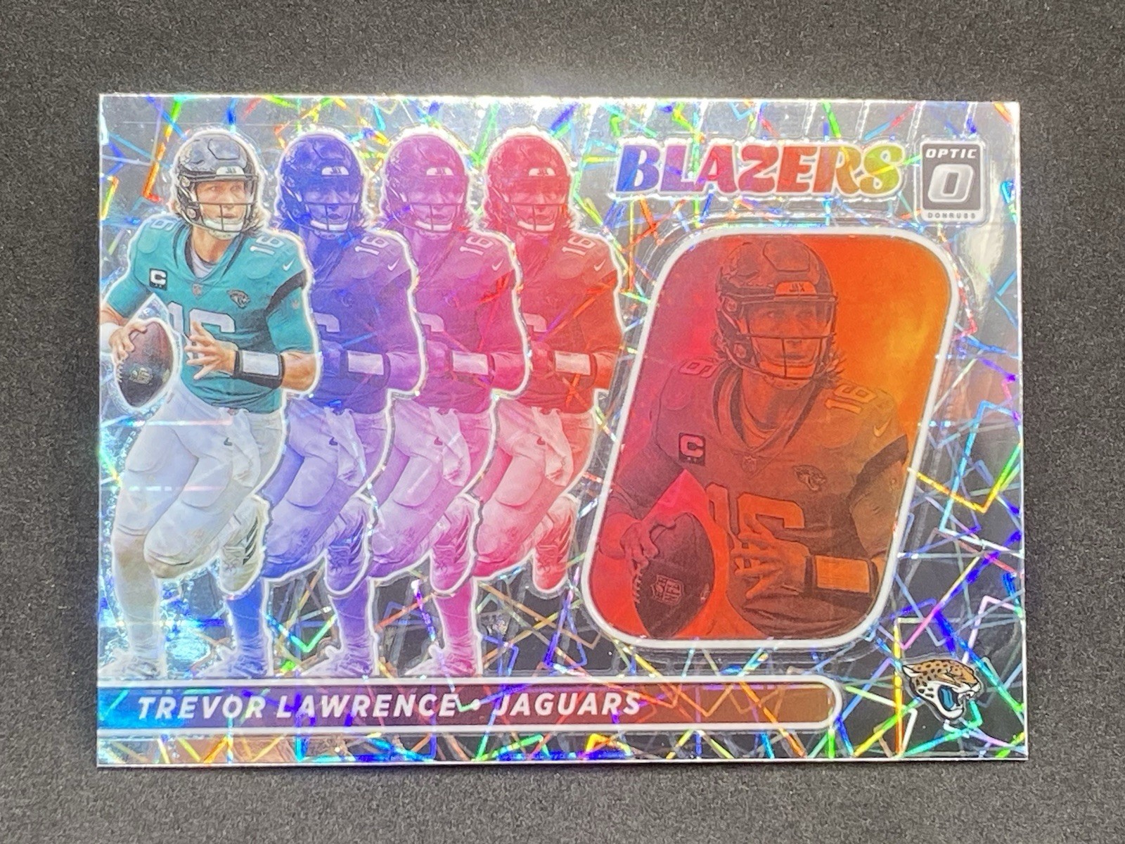 2022 Donruss Optic Trevor Lawrence Blazers PRIZM Case Hit!! #B-8
