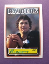 1983 Topps - Jim Plunkett #307 RAIDERS HOF