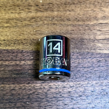 Kobalt 1/4" Drive 6 Point Metric Sockets PICK YOUR SIZE Blue Line Color Band