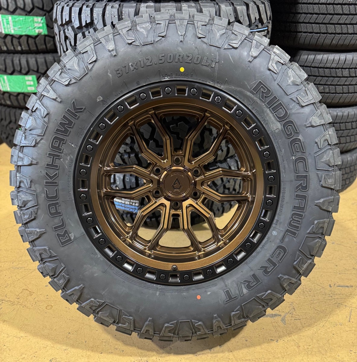 10-261 マスタング 20x10 Arena Hustle Bronze Wheels 37