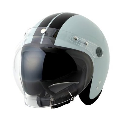 ISHINO SHOKAI Motorradhelm Jet MAX-308 - Small John Jethelm SG und PSC