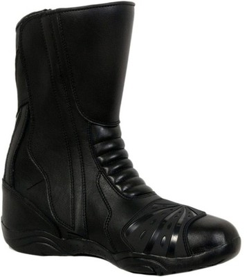 DRH RAPIDO schwarze Touren Motorrad Leder Stiefel S/8 8 UK, 