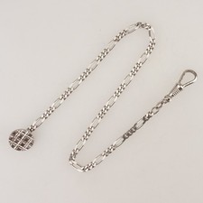 RARE Antique Silver Chain Pocket Watch for Men's fusee repeater tourbillon RAR