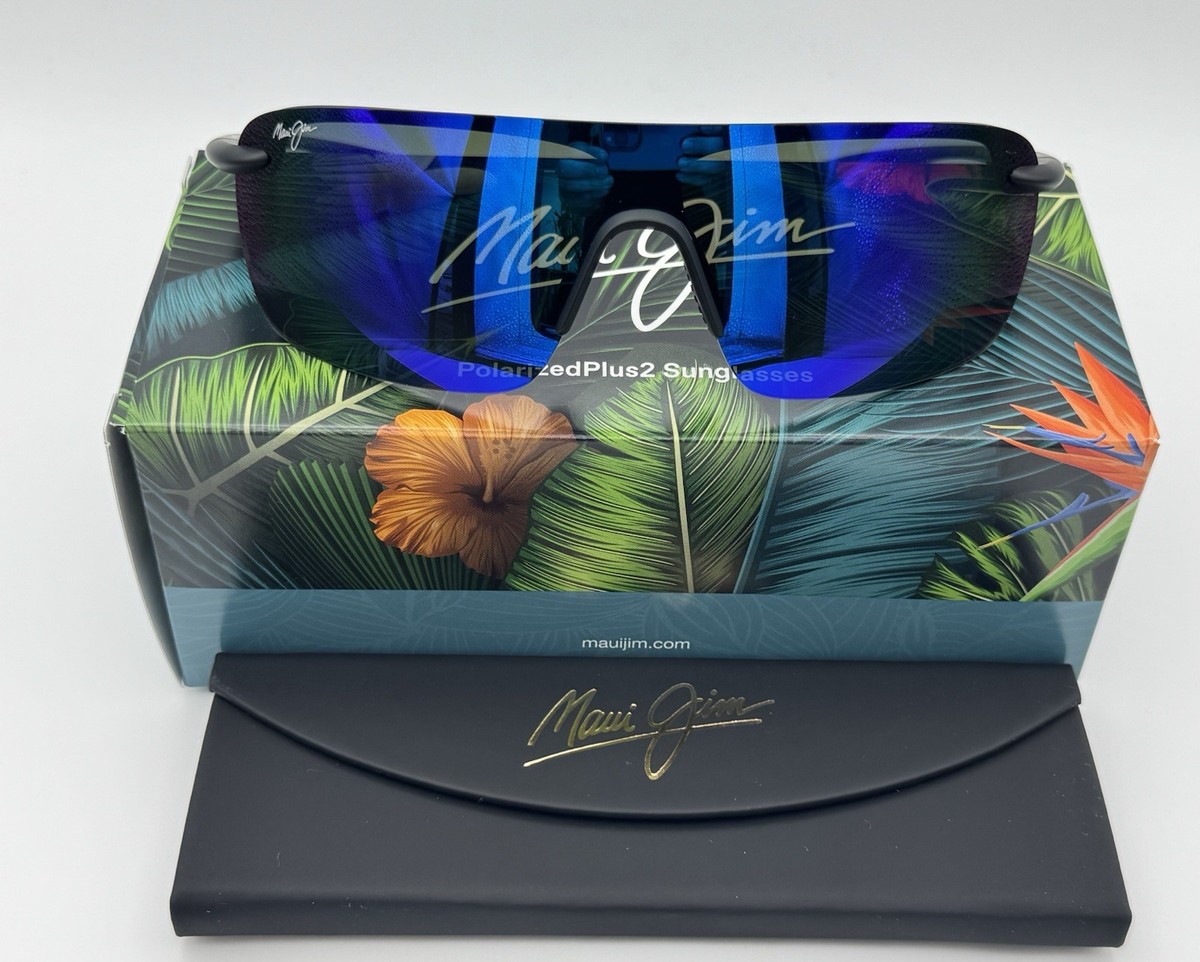 Maui Jim B680-02 PALULU - Matte Black Frame / Blue Hawaii Lens | eBay