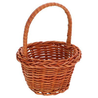 Mini Woven Baskets with Handles Farmhouse Storage Basket for Party Favors Cra...