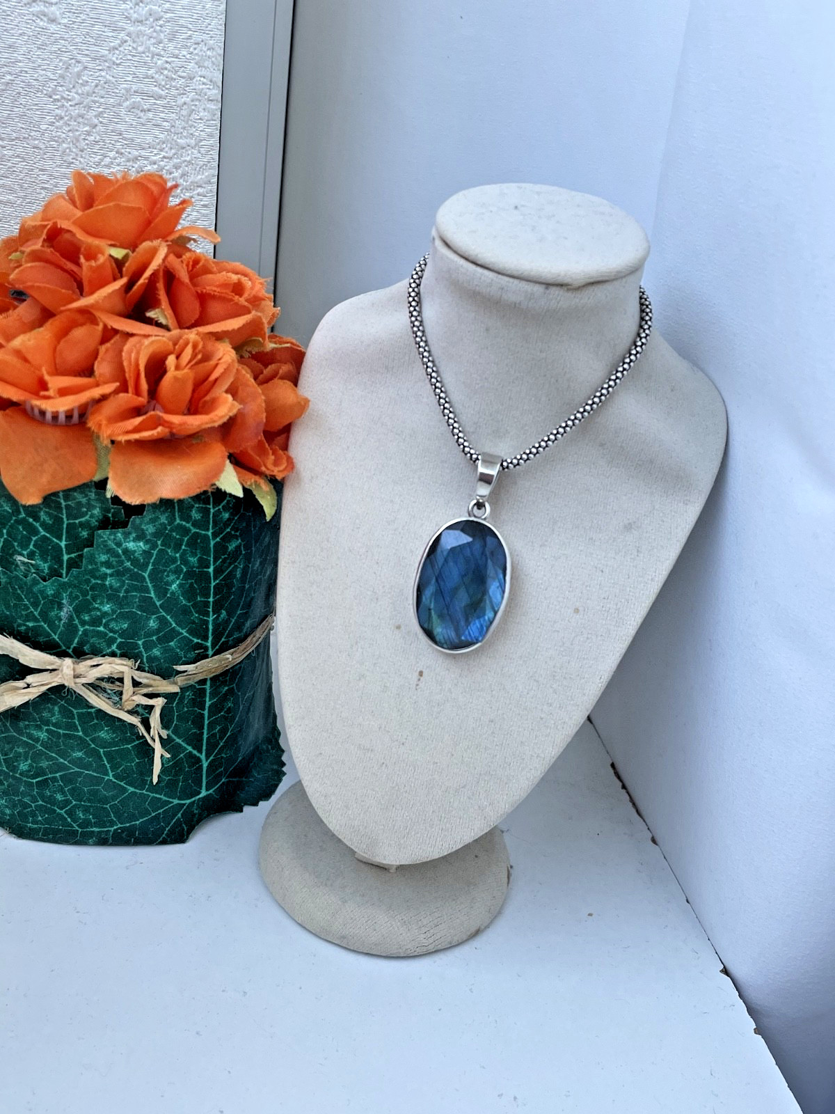 GORGEOUS MODERNIST LARGE 925 SOLID STERLING SILVE… - image 7