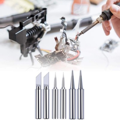 Langlebiges Lötkolbenspitzen-Set 6-teiliges I+B+K Kupfermaterial geeignet für