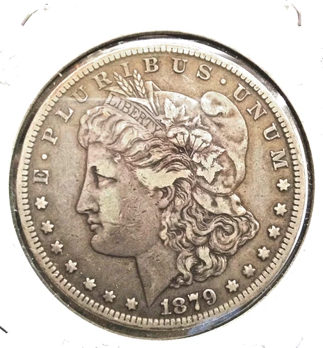 1879-cc Morgan Dollar VERY FINE/VF+Condition Very Nice Coin!