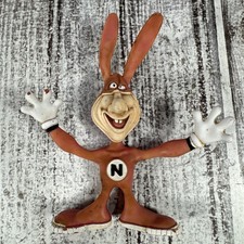 Vintage 1986 Dominos Pizza Noid 6" Bendable Action Figure Advertising Promo