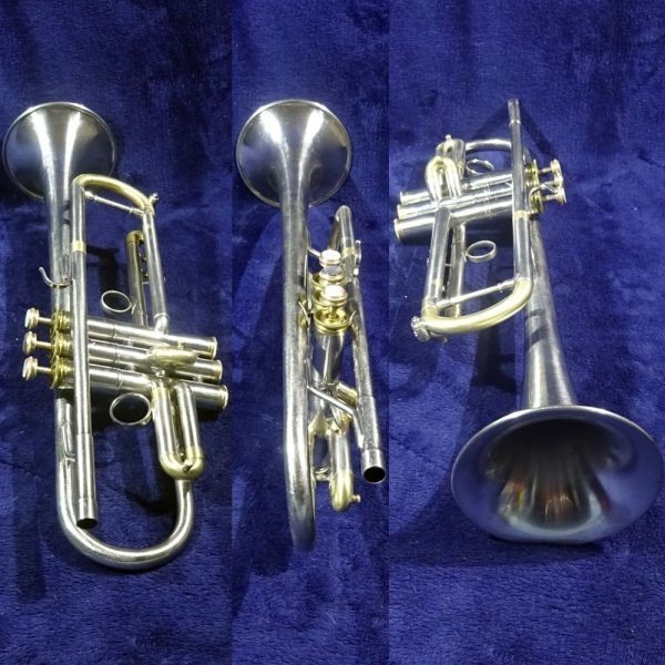 Nikkan TR-134 1969年製 フルカスタムモデル Nikkan TR-134 1969 Nikkan Trumpet MS Bore Nickel Plate Made in