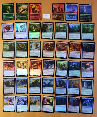 MTGF12 Magic Foil Sammlung Zendikar Rising ZNR englisch - 41 Karten