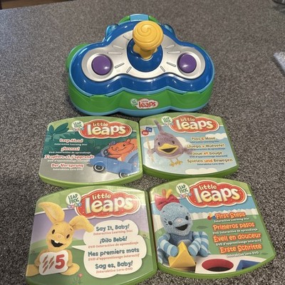 Leap Frog Baby Little Leaps Electronic Learning System Plus 4 Learning Discs