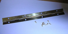 DOLLS HOUSE DIY  200mm PIANO HINGE & SCREWS