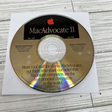 Vintage 1997 Apple MacAdvocate II CD-ROM Steve Jobs Computer Mac Macintosh Disc