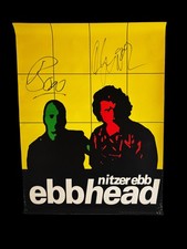 Nitzer Ebb Ebbhead Promo Poster Signed Industrial EBM Band Geffen 1991