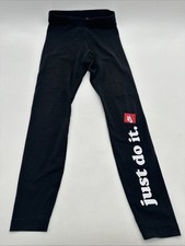 Nike Just Doit Leggings Women XS Black Logo   25105
