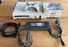 Xbox 360 Pro 60Gb Console Bundle incl 8 Games - All required accessories 