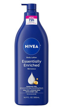 NIVEA Essentially Enriched Body Lotion Very Dry Skin Almond Oil 16.9 oz Moisturi