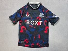 Rangers 2024 Third Jersey Football Soccer Shirt Castore Boys Size XS Blue