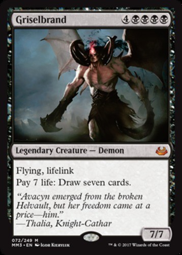 Griselbrand x1 - Modern Masters 2017 - NM-Mint, English - Modern Masters 2017