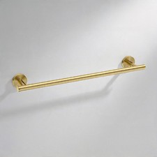 USHOWER 24" Brushed Gold Towel Bar SUS304 Stainless Steel Wall Mounted Rack 
