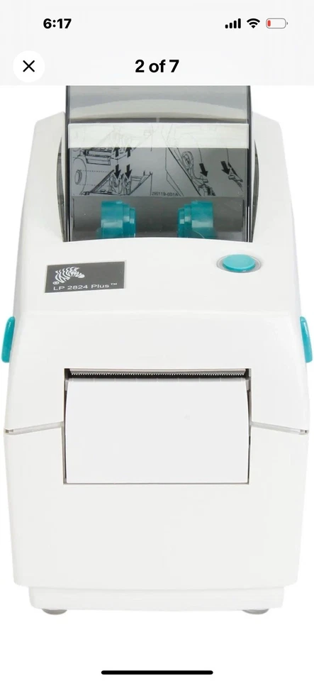 Zebra LP 2824 Plus Label Printer Parallel Interface - Image 2 of 4