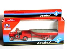 SOLIDO 1/43 MINIATURE POMPIER 3144 DODGE + BATEAU, ZODIAC, VEHICULE SDI VENDEE