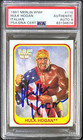 Hulk Hogan Signed 1991 Merlin Italian WWF Card #110 PSA/DNA 63134674 Auto 9