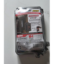 TayMac ML500Z Bronze Weatherproof Plastic Outlet Cover Flip Expandable Exterior
