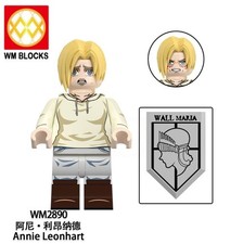 Annie Leonhart Attack on Titan Custom 2" Miniature Figure Female Titan New/Mint