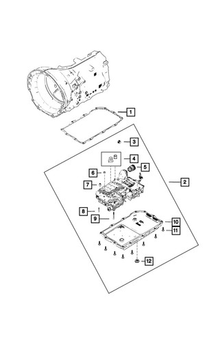 Genuine Mopar Transmission Valve Body & Control Unit 2017-19 3.0 Jeep R8402284AA - Picture 6 of 6