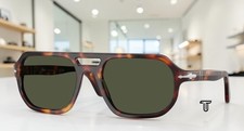 PERSOL PO3393S 24 31 Guido Havana Green 59 mm Unisex Sunglasses
