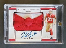 Nick Bosa 2018 National Treasures Rookie 