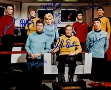 Star Trek early cast Autographed Signed 8x10 Photo Reprint