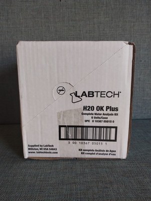 1 Case LABTECH H2O OK Drinking Water Analysis Test Kit 6 Units/Case
