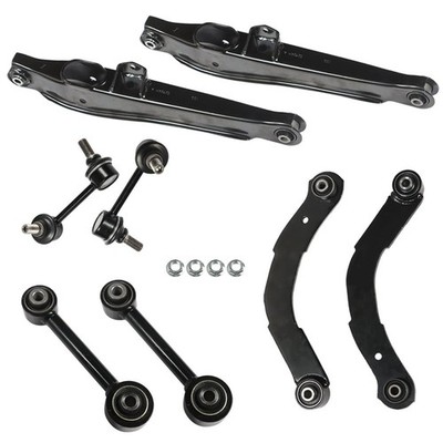 ALLROO 8Pcs Rear Control Lateral Toe Arms Sway Bar Links Kit For Dodge Caliber
