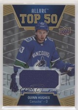 2019-20 Upper Deck Allure Top 50 Jerseys Quinn Hughes #T50-21 t3w