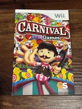 Carnival Games Nintendo Wii Instruction Manual Only